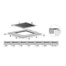 Induktsioonplaat Kluge KPI3003BB