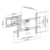 Adjustable mount for TV Stell