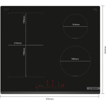 Built-in induction hob Bosch