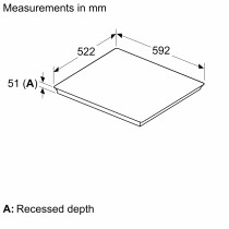 Built-in induction hob Bosch
