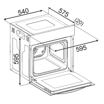 Built-in oven Bomann