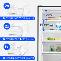 Upright freezer Bomann W70 cm