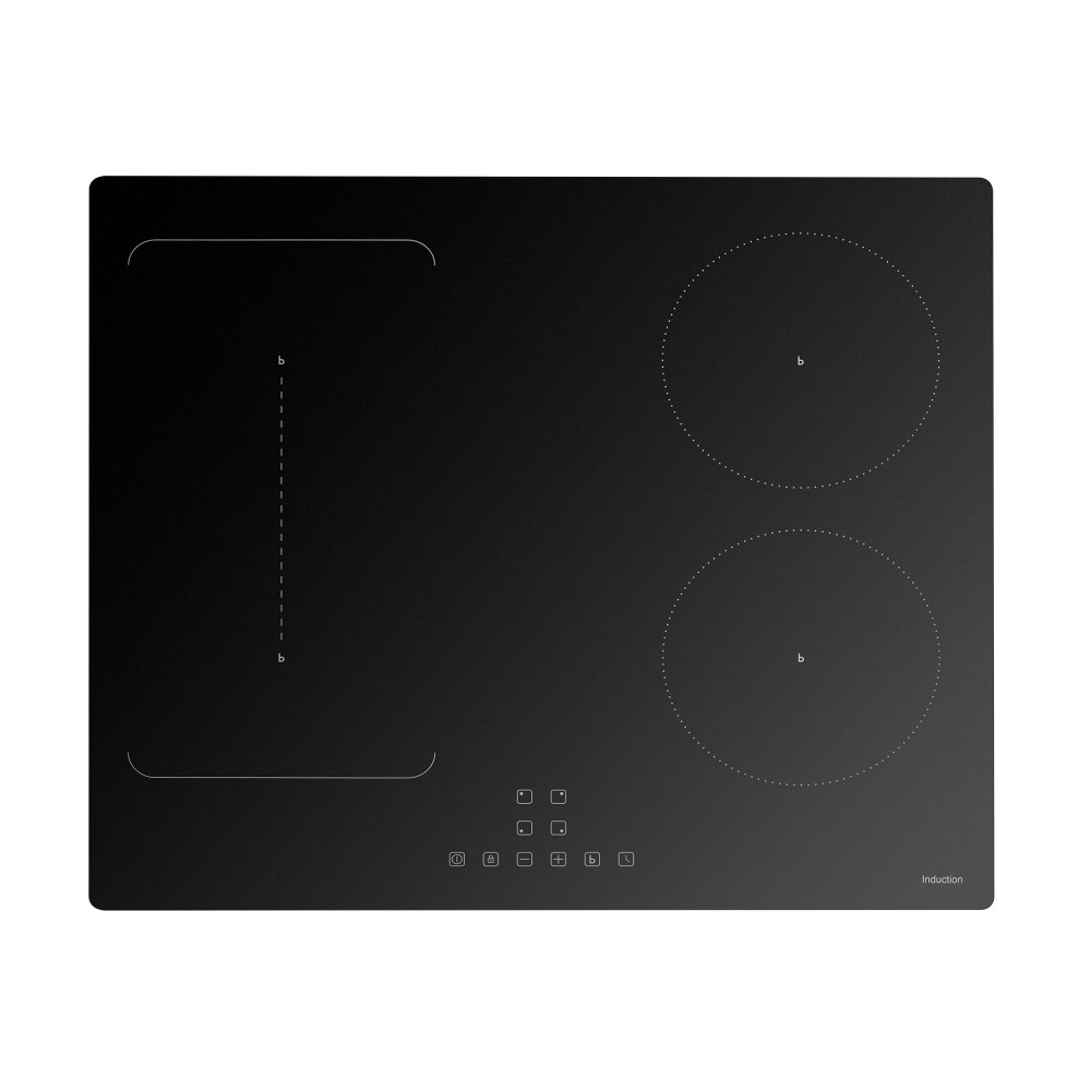 Built-in induction hob Bomann, matte black