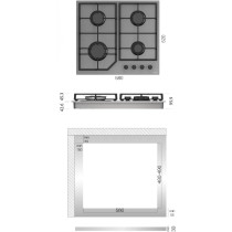 Gas hob Kluge