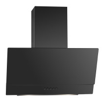 Diagonal wall cooker hood Bomann, black matte