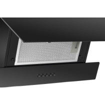 Diagonal wall cooker hood Bomann, black matte