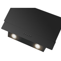 Diagonal wall cooker hood Bomann, black matte