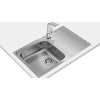 Sink Teka stainless steel polished