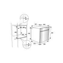 Integreeritav ahi Brandt BOH1224BB