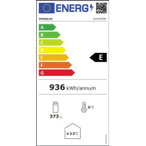 Vitriinkülmik Frigelux D370TOPN, must