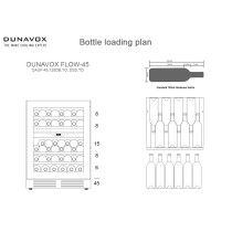 Wine cooler Dunavox DAUF-45.125DOP.TO