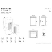 Wine cabinet Dunavox DAVG-49.116DBTO