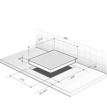 Induktsioonplaat De Dietrich DPI7468XS