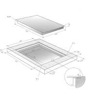 Built-in hob De Dietrich DPI7766XP