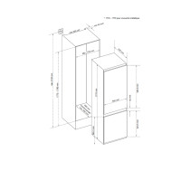 Built-in fridge De Dietrich DRC1775EN