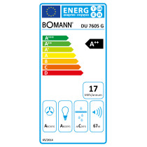 Wall mounted hood Bomann DU7605G