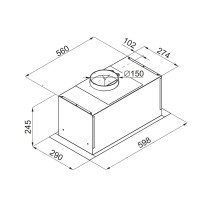 Built-in hood Greentek Faro Plus