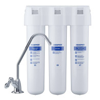 Under the counter water purifier Aquaphor Crystal H with K3-KH-K7 cartridges, softening