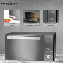 Microwave with grill Proficook MWG1204