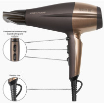 Professional hairdryer ProfiCare PCHT3010BR brown