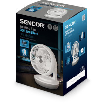 Desktop fan 3D ultrasilent Sencor SFE2340WH