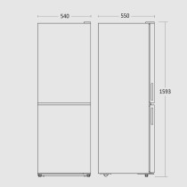 Fridge Scandomestic SKF297W