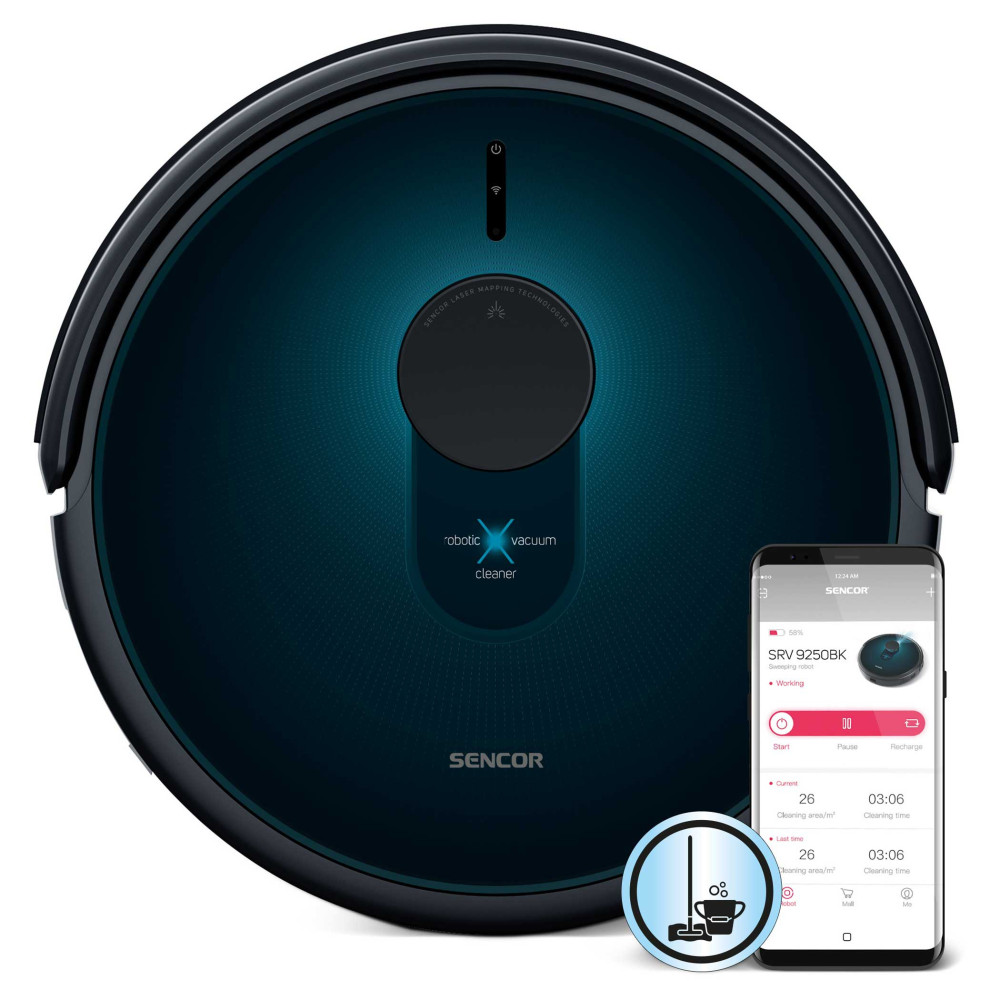 Robotic vacuum cleaner Sencor SRV9250BK