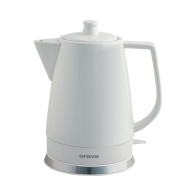 Ceramic kettle Orava, white