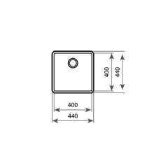 Sink Teka Be Linea RS15 40.40