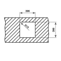 Sink Teka Be Linea RS15 40.40