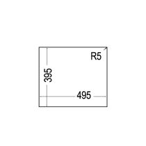 Valamu Teka Square 50.40TG valge