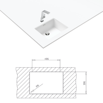 Sink Teka Radea R10 50.40 M-TG white