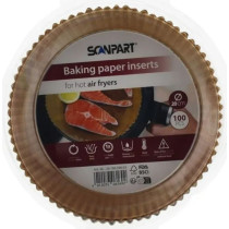 Baking papers for hot air fryer 20cm, 100 pcs. Scanpart 2910070003