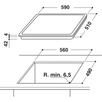 Keraamiline pliidiplaat Whirlpool AKT8210LX