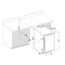 Wine cabinet Dunavox DAUF-39.121DB