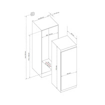 Built-in freeze De Dietrich DFU1781EN