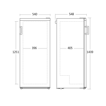 Freezer Scandomestic FRF177WD