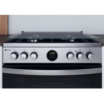 Gas stove with electric oven Indesit IS67G8CHXE