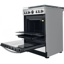 Gas stove with electric oven Indesit IS67G8CHXE