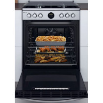 Gas stove with electric oven Indesit IS67G8CHXE