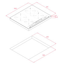 Induction hob Teka IZC 64630 steam grey