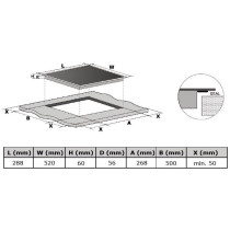 Induction hob Kluge KPI3001B