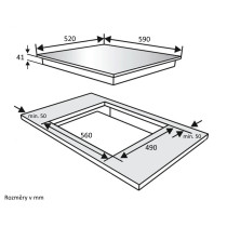 Keraamiline pliidiplaat Kluge KPV6010B