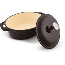 Pot with lid Lamart T1210 3,6L oval