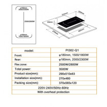 Built-in induction hob Starkke PI302Q1CW