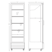 Display cooler Scandomestic SD426BE