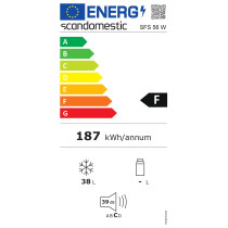Freezer Scandomestic SFS56W