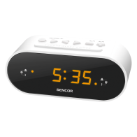 Radio alarm clock Sencor, white