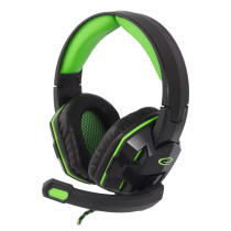 Stereo headphones with microphone for gamers Esperanza EGH380