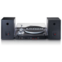 Vinyl record player with 2 external speakers Lenco LS500BK black